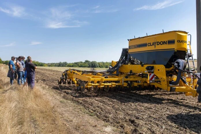 Найпродуктивніша сівалка від Claydon вже на полях України